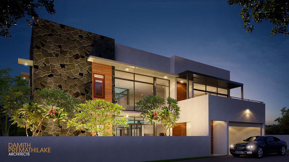 Box Type House Designs in Sri Lanka