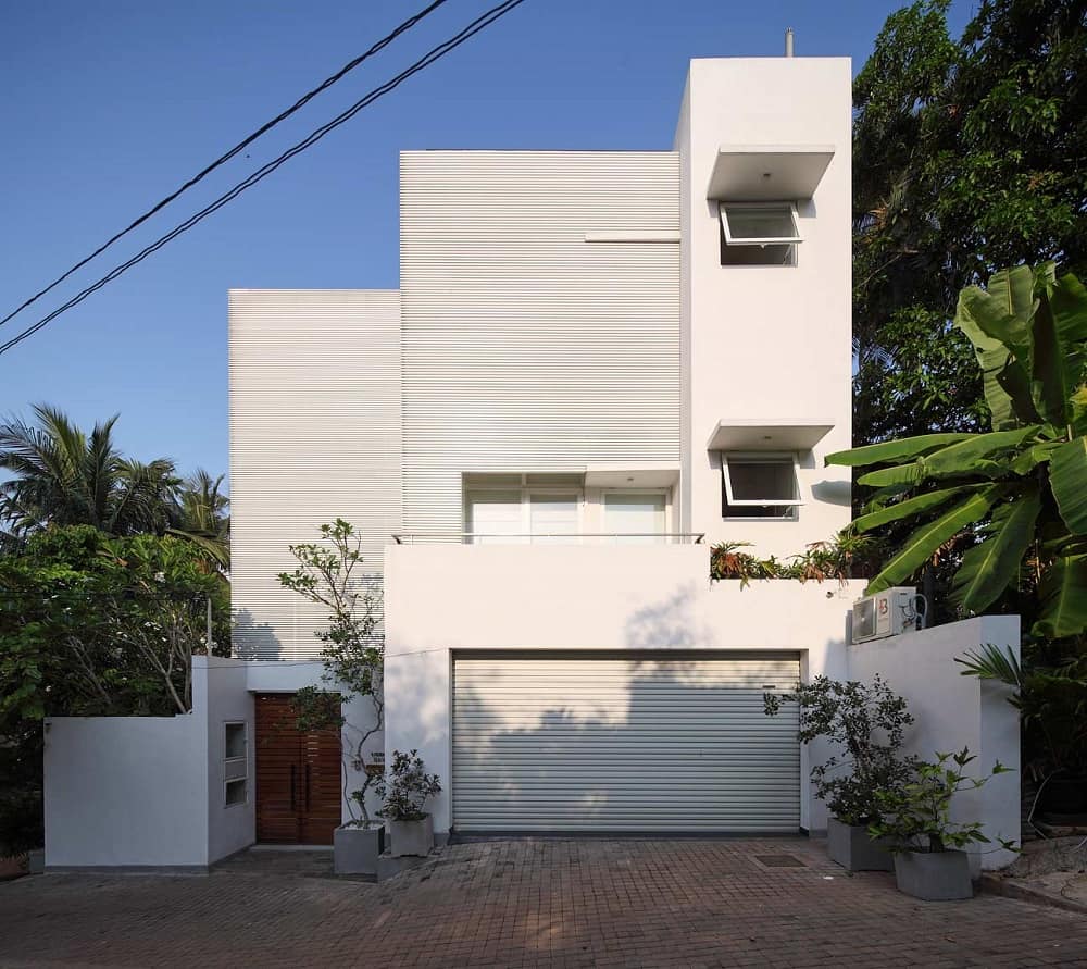 Box Type House Designs in Sri Lanka