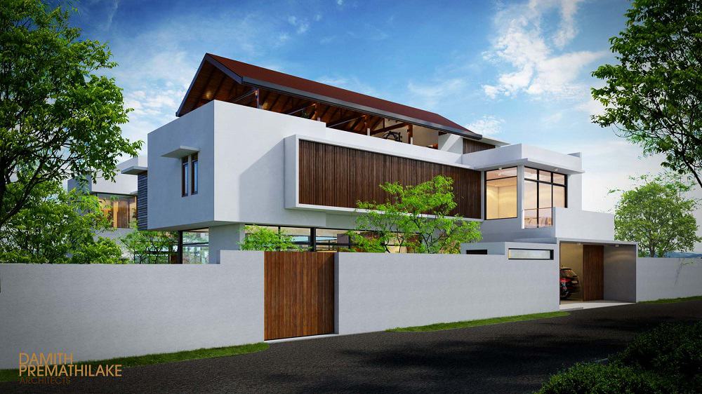 Box Type House Designs in Sri Lanka